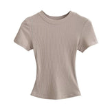Kardashian's New Short-Sleeved T-Shirt With Spring And Summer Sexy Ants Round-Neck Tight-Up T-Shirts
