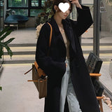 Oatmeal Haired Women 2025 Autumn And Winter 2025 New Korean Version Of Loose Medium And Long Burst Hair Coat