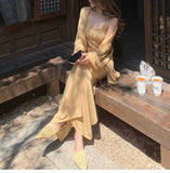 Slack Three-Piece Set Refreshing Linen Bamboo Yarn 16-Pin Stoll Precision Woven Sling Suit