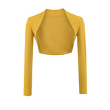 Ken Bean With The Same Long-Sleeved Short Sunscreen Small Shoulder Shawl Wearing A Casual Blouse Repair Elastic Shawl
