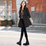 Windcoat Women's Long-Term 2026 Spring And Autumn New British Wind Small Man With Ocean Gas Thin Waist Coat Woman