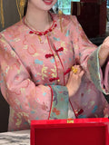 The New Chinese Style Songjin Coat Coat Autumn Lady Wears