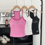 Sweetheart Hottie Hot Diamond Letter Slings Sling Vest Women Wearing Slim Slimming Inside The Bottom Top