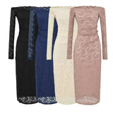 Famous Temperament Shoulder Repair Slimming After The Opening Of The Lace Dress Sexy Birthday Evening Dress New