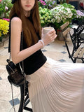 Amants Sakura Island Love - Elegant Silk Sheep Hair Lace / Folding Skirt