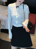 Wool Small Knitted Short Thin Knitted Shirt