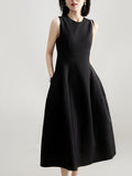 Light Dress Round-The-Cuffless White Moon Dress