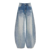Autumn New 2025 Cowgirl Loose Trousers Fashion Design Daily Comfortable Wide Leg Pants