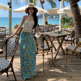 Dopamine Pure Hot Girl Yellow Breast Strapped Woman Summer Seaside Holiday Style To Take Pictures And Wear Atmosphere