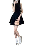 Mintman-Mano French Hepburn 2026 Summer New Black Dress Temperament Waist Thin A Short Skirt