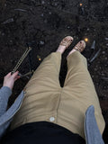 Carriage Color High-Waisted Straight-Legged Sleet Slack Women's Summer 2025 New Loose Thin Pear-Shaped Body Nine-Point Trousers