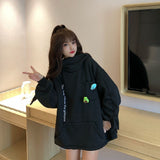 Women's Clothing Korean Version Of The Tide Autumn And Winter Couple Dressed Frogs In The Headwear Women's Hoodie Men's And Women's Hoodie Plus Thicken