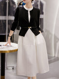 Light Dress Round-The-Cuffless White Moon Dress