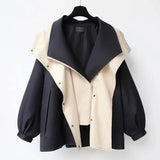 Long Wind Coat In The Waist Of The Female Version Of The New Women's Spring And Autumn Casual Popular Workwear Coat