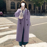 Oatmeal Haired Women 2025 Autumn And Winter 2025 New Korean Version Of Loose Medium And Long Burst Hair Coat