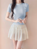 Two Sets Of Swimsuit Women's Hundred Folded Skirt Summer Sports Set Sweet Lively Hot Spring HolidayӾsuit