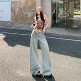 26Th Ootd!| Spring 2026 New Old Cat Must Be Wrinkled Loose Broad-Legged Jeans Small