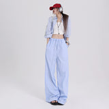 [HPA] Visual Manual | Walking Around | Thin Relaxed Striped Casual Pants Regular & Long