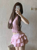2026 New Swimsuit Women's Split Skirt Conservative Cover Belly Thin Fresh In Wind Hot Spring Holiday Swimming