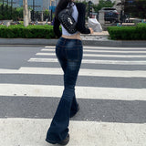 YC& Vintage Hottie Low-Rise Tiberating Autumn Horned Pants Jeans Women & Long Pants