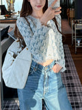 26 Small Fragrant Breeze Early Spring Double Light Line Knitted Cardigan Women's Sweater Jacket Sling Vest