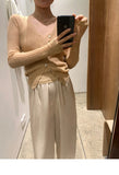 Sponge Ice Sunscreen Group Summer Just Need Thin Sky Silk Slings + Cardigans Two Sets