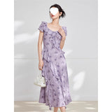Dress 2026 Summer New French Mature Elegant Temperament Floral Thin Dress