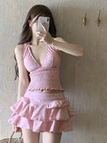 2026 New Swimsuit Women's Split Skirt Conservative Cover Belly Thin Fresh In Wind Hot Spring Holiday Swimming