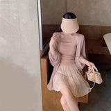 Summer Playful Cute Seaside Vacation Acetic Sling Vest Casual Suit Woman