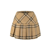 Spice Girls Red Check-In A-Character Skirt Women's Spring And Summer New College Windy Skirts With Thin And High Waist Short Skirt