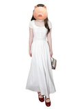 French First Love Pure White Dress 2025 New Summer Small Man Temperament Is Beautiful Waist Dress Square Collar