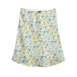 Vintage Oil Painting Flower Half-Dress Girl Spring And Summer New Design High-Waist Sexy A-Word Ass Short Skirt Printed Skirt
