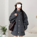 Early Winter Korean College Wind Leisure With A Small Thick Coat Of Coat Women 2025 New Autumn And Winter Coat