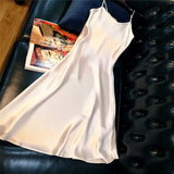 2026 Popular Women's New Large-Size Temperament Dress Long French A-Shaped Skirt Sling Skirt Sling Skirt Summer