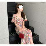 Tea Break French Irregular Lotus Leaf Edge Crumb Dress High-End Feel Unique Beautiful Cloak Skirt Female Summer