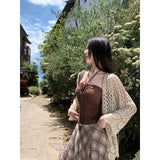 Northwest Wearing Yunnan Xinjiang Tourism Leisure Style Curry Tat Half Skirt Skirt Dress Dress Dress Dress Suit