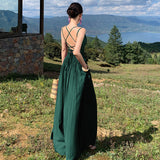 2026 New High-End Niche Holiday Wind Showing Lean Back A Variety Of Strapped Slings Summer Super Fairy