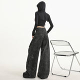 Autumn/Winter 2025 New Hot Girl Style Wide Leg Trousers Fashion Trend Straight Pants Women's Casual Pants C-Propline Button