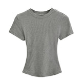 Kardashian's New Short-Sleeved T-Shirt With Spring And Summer Sexy Ants Round-Neck Tight-Up T-Shirts