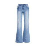 26Ss | 2026 Water Wash To Make Old Micro-Horn Denim Trousers Thin Moaning Languis Languire Spring And Summer New Retro