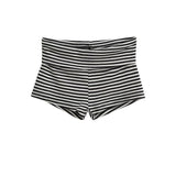 Lyselle Knitted Shorts Girl Autumn Design Hottie Street Thin Roll Waist A Word Hot Pants Striped Pants