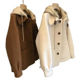 Licable Fake Two Korean French Small Fragrant Coat Loose Hair Coat Women Autumn Winter Short Coat