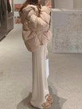 Resurrection Line ~ 48 Double-Sided Weaving Method Beloved Knitted Trousers Straight-Tight Hanging Casual Pants Woman