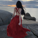 2025 High-End Light Luxury Banquet Dress Birthday Party Atmosphere Feel Dress A Variety Of Strapped Holiday Dresses