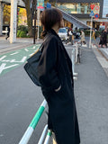 Camel Color Coat Woman's Long 2026 New Autumn And Winter Thick Korean Hepburn Wind Hair Coat