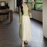 New Chinese-Style Set Zen Wears Women's Spring National Style Vintage Languid Languid Wind Milk Three-Piece Set Of Women's Summer New