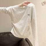 Milk Yellow Long Sleeve Slim Bottoming Shirt T-Shirt Women 2025 Early Autumn New Waist Show Thin Small Man Inside The Coat