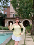 2026 Plus Code Hot Spring Swimsuit Women Long Sleeves Coat Even Thin Meat Cover Plus Set Of High-End Swimsuit Women