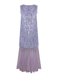Picking Up The New Chinese Style Of The New Chinese Style Dye Nail Embroidered Dress 2025 New Summer Beautiful Long Yarn Skirt