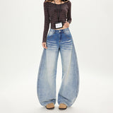Autumn New 2025 Cowgirl Loose Trousers Fashion Design Daily Comfortable Wide Leg Pants